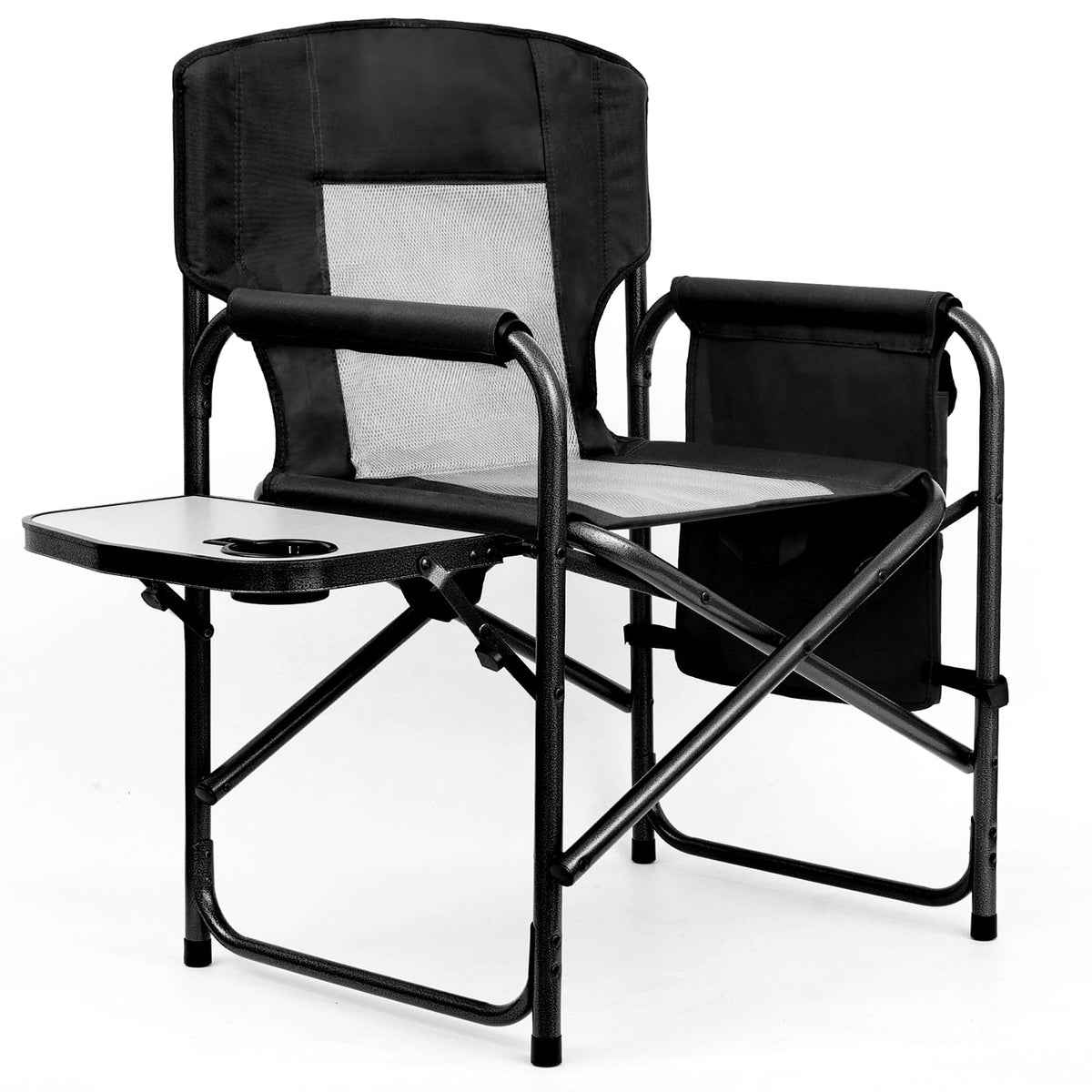 Camping Chairs, Folding Chairs for Outside, Directors Chairs Foldable Adults Heavy Duty, Support to 450LBS O20535