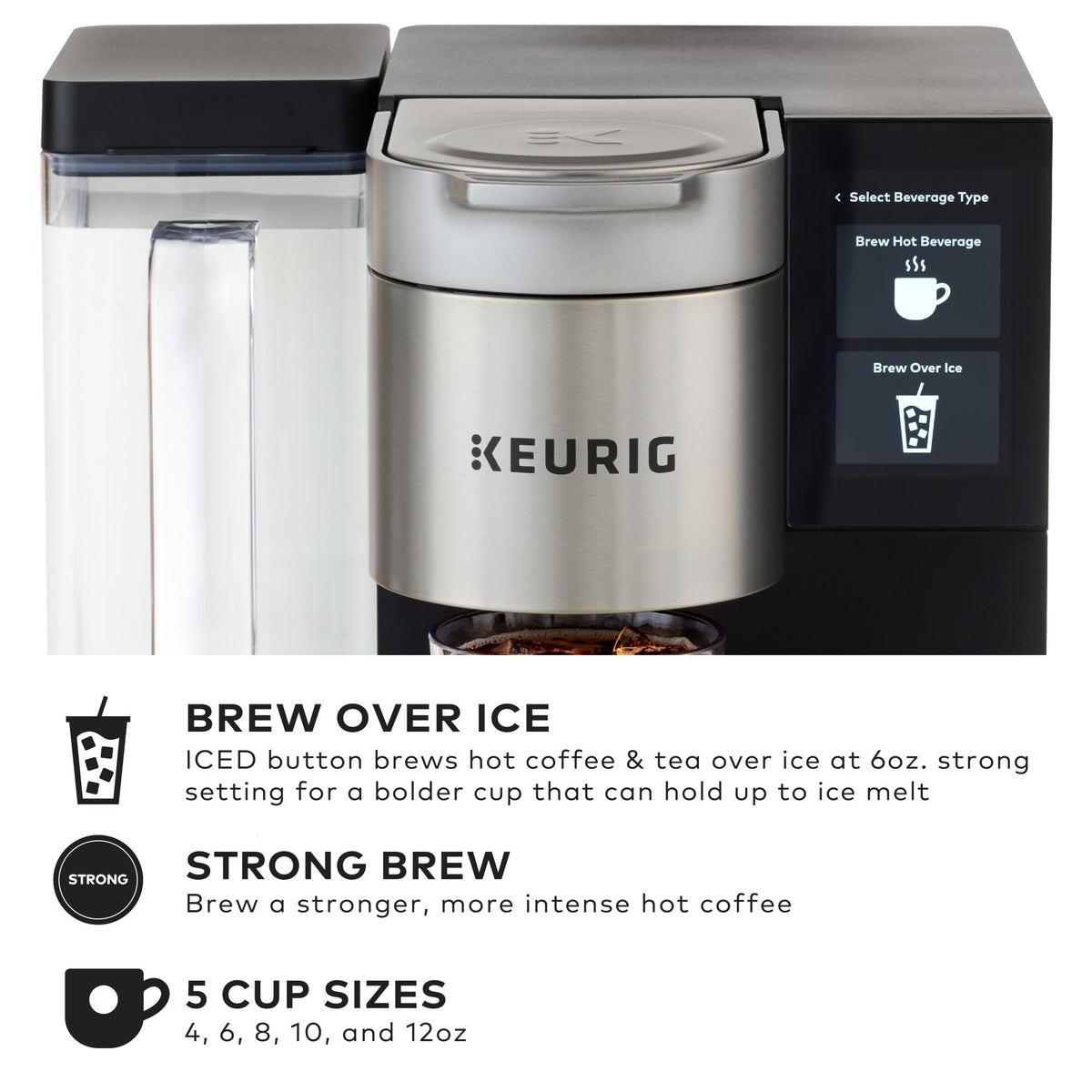 Single Serve Coffee Maker with 110 oz Water Reservoir K33986