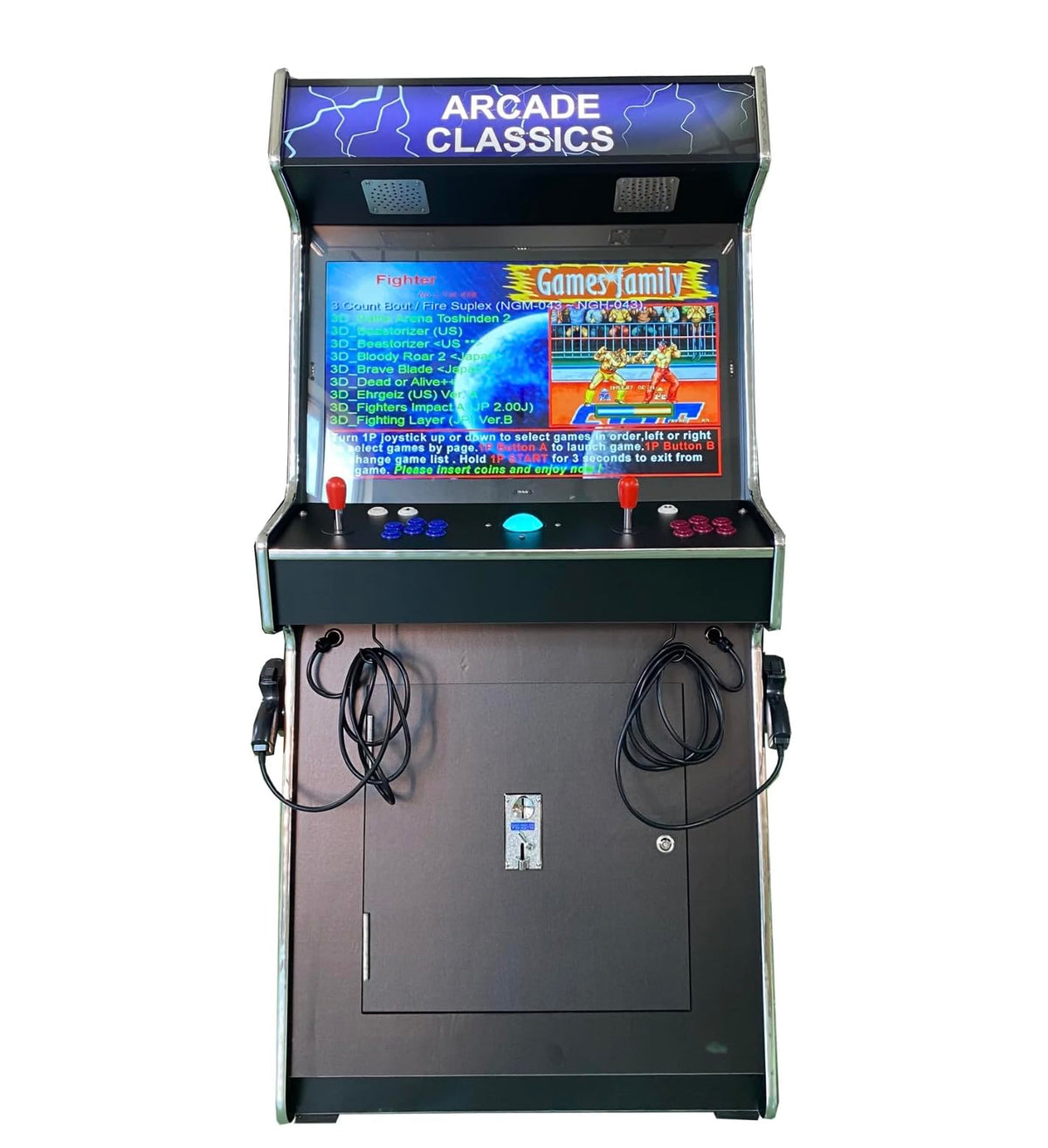 Full Size Upright 2 Player Arcade Machine with 2 Shooting Guns M22718