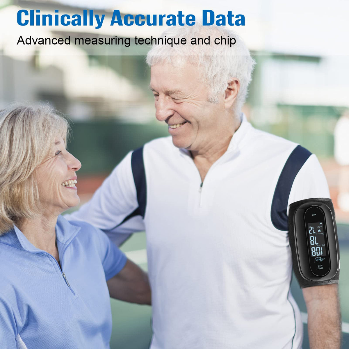 Upper Arm Blood Pressure Monitor with 9-14 Inch Cuff B489525