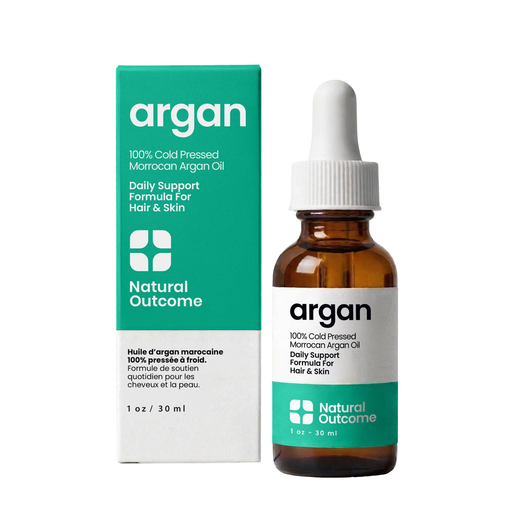 Argan Oil 100% Pure Moroccan Cold-Pressed Face, Body and Hair Oil 1 oz Z2649