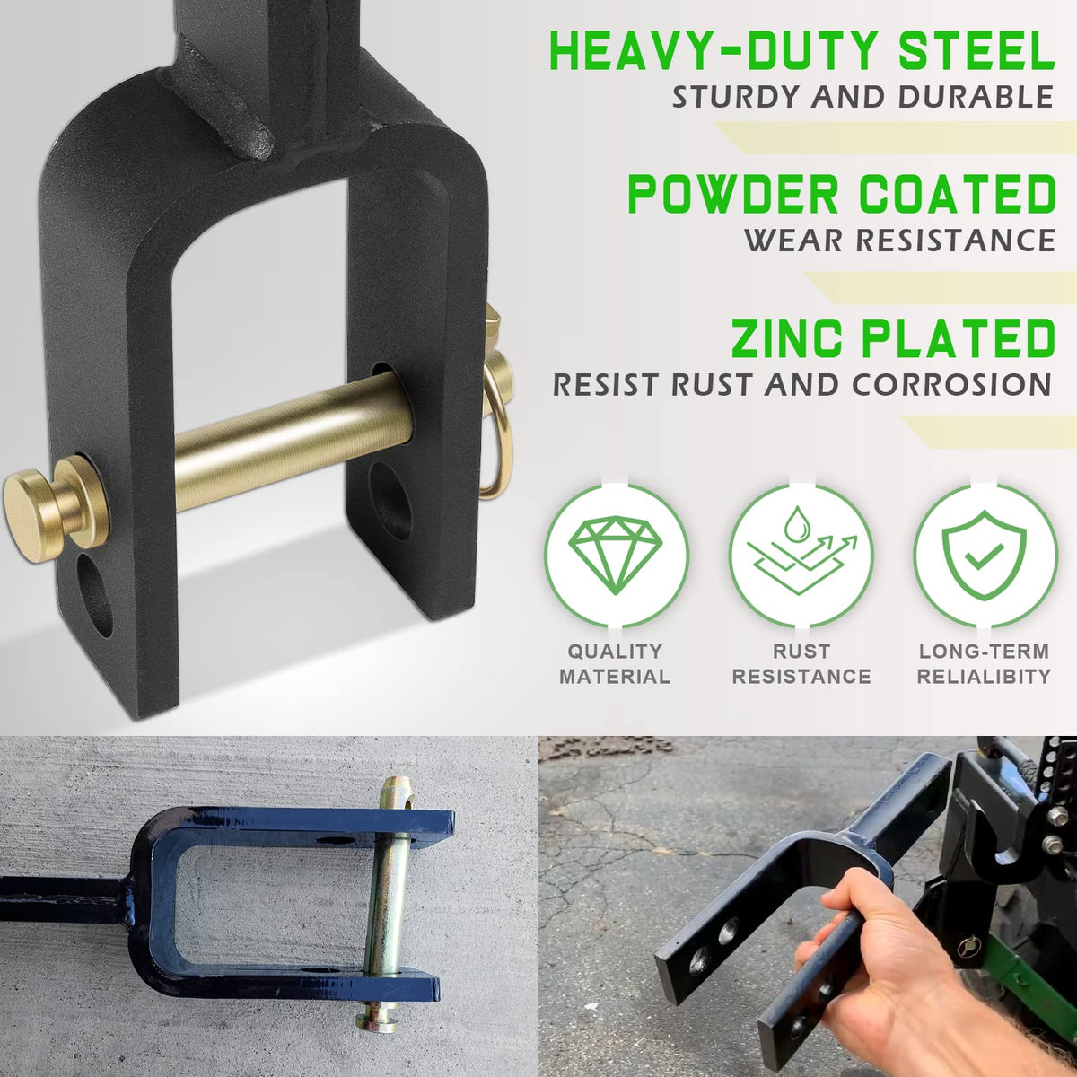 Category 1 3-Point Quick Hitch Adapter U581554