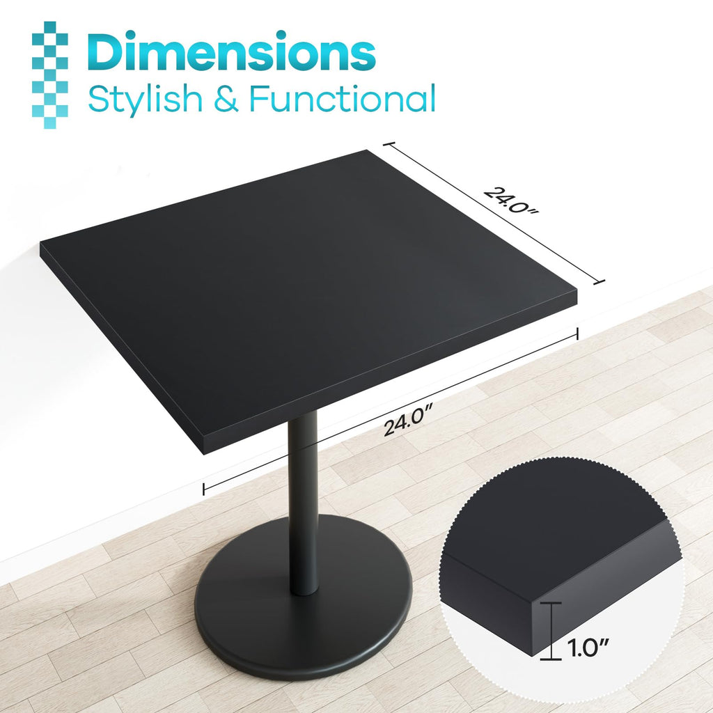 24 x 24 inches Square Melamine Table Top Pack of 2 H532