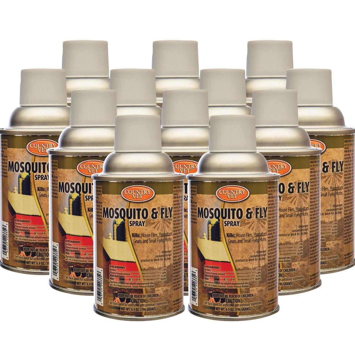 Metered Mosquito and Fly Spray 6.4 oz Case of 12 P9260