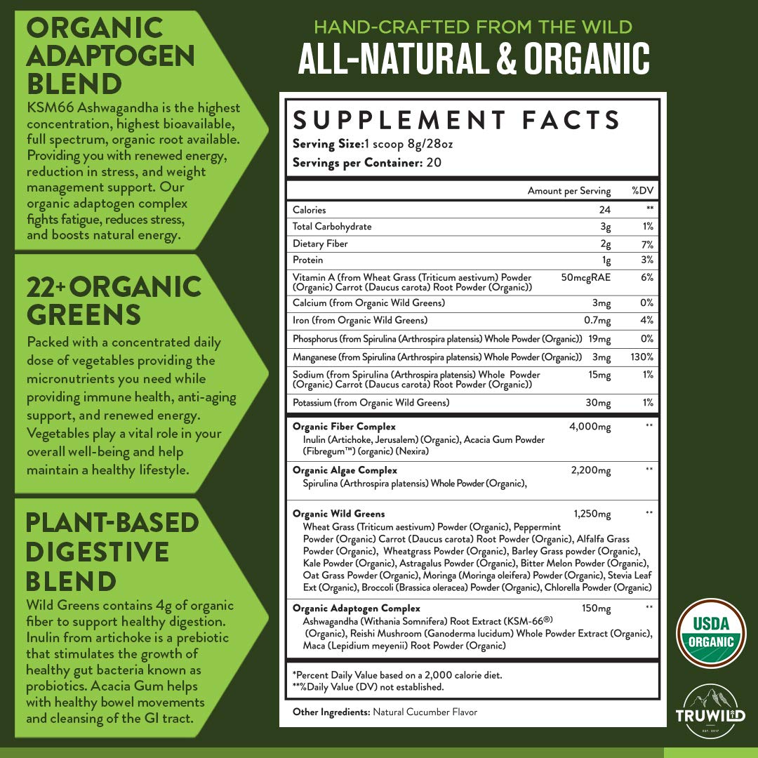 Greens Superfood Juice Powder 40 Servings 2 Pack K29195