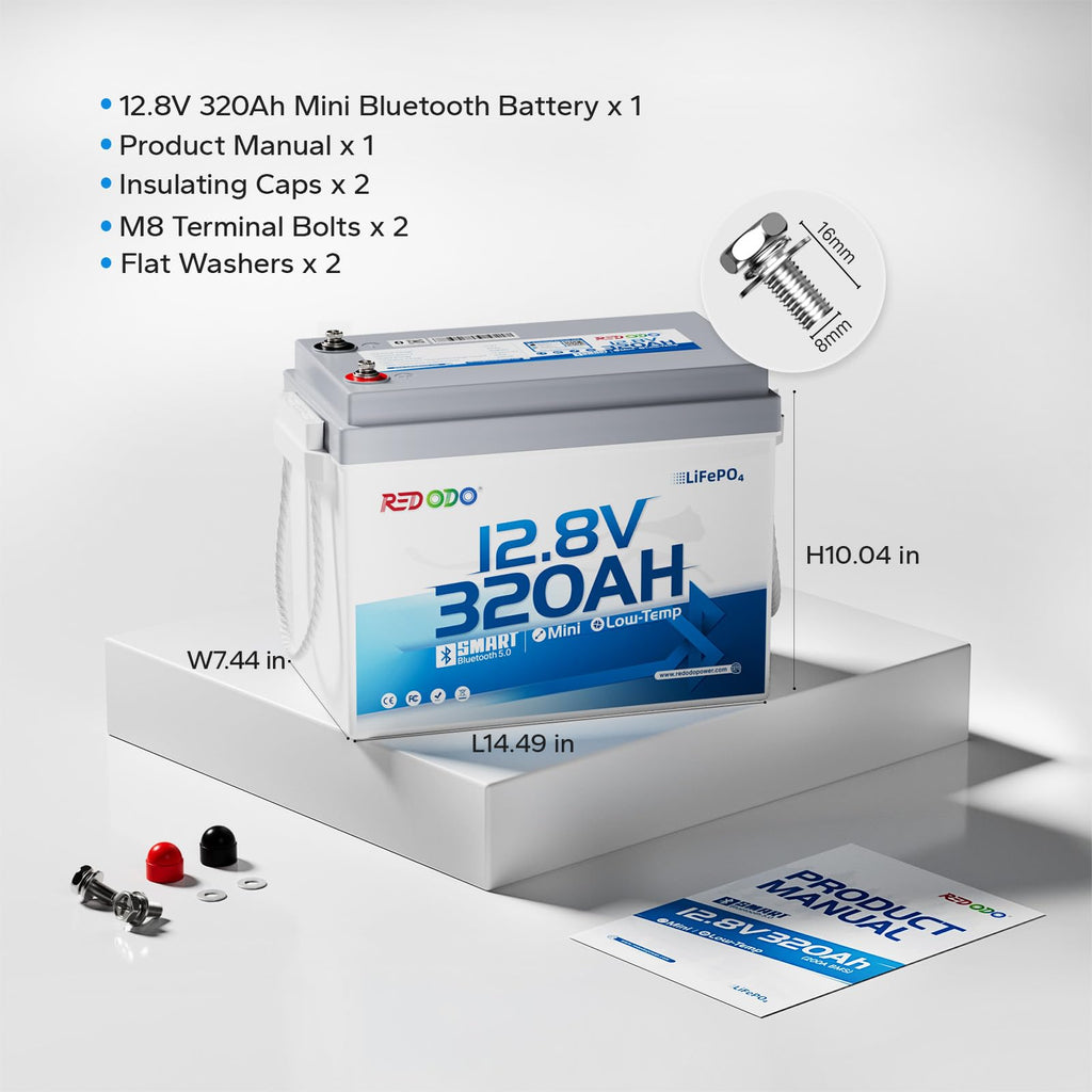 12V 320Ah Mini LiFePO4 Battery M813381