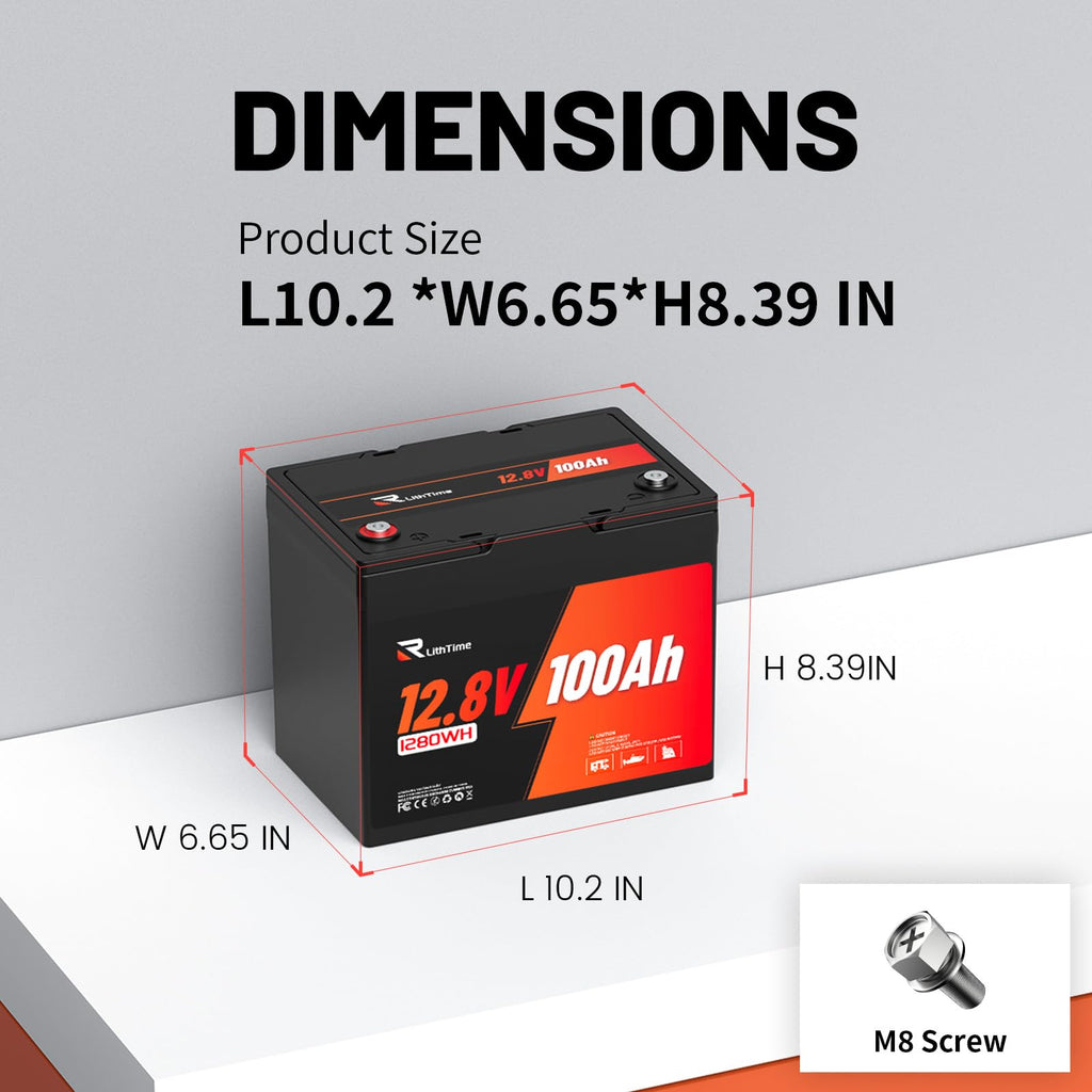 12V 100Ah LiFePO4 Lithium Battery K723