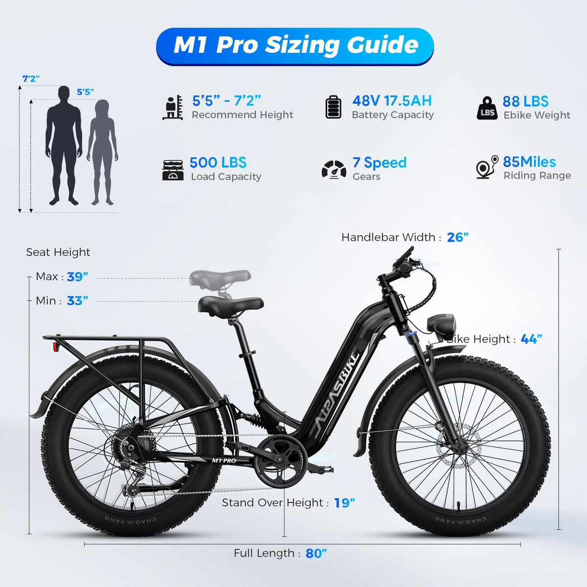 Electric Bike 26 x 4 Fat Tires N298028