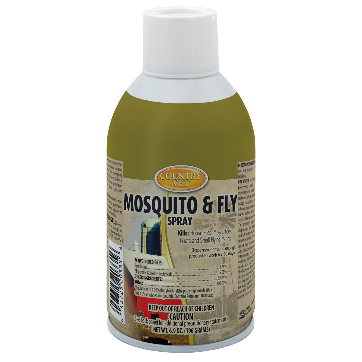 Metered Mosquito and Fly Spray 6.4 oz Case of 12 P9260