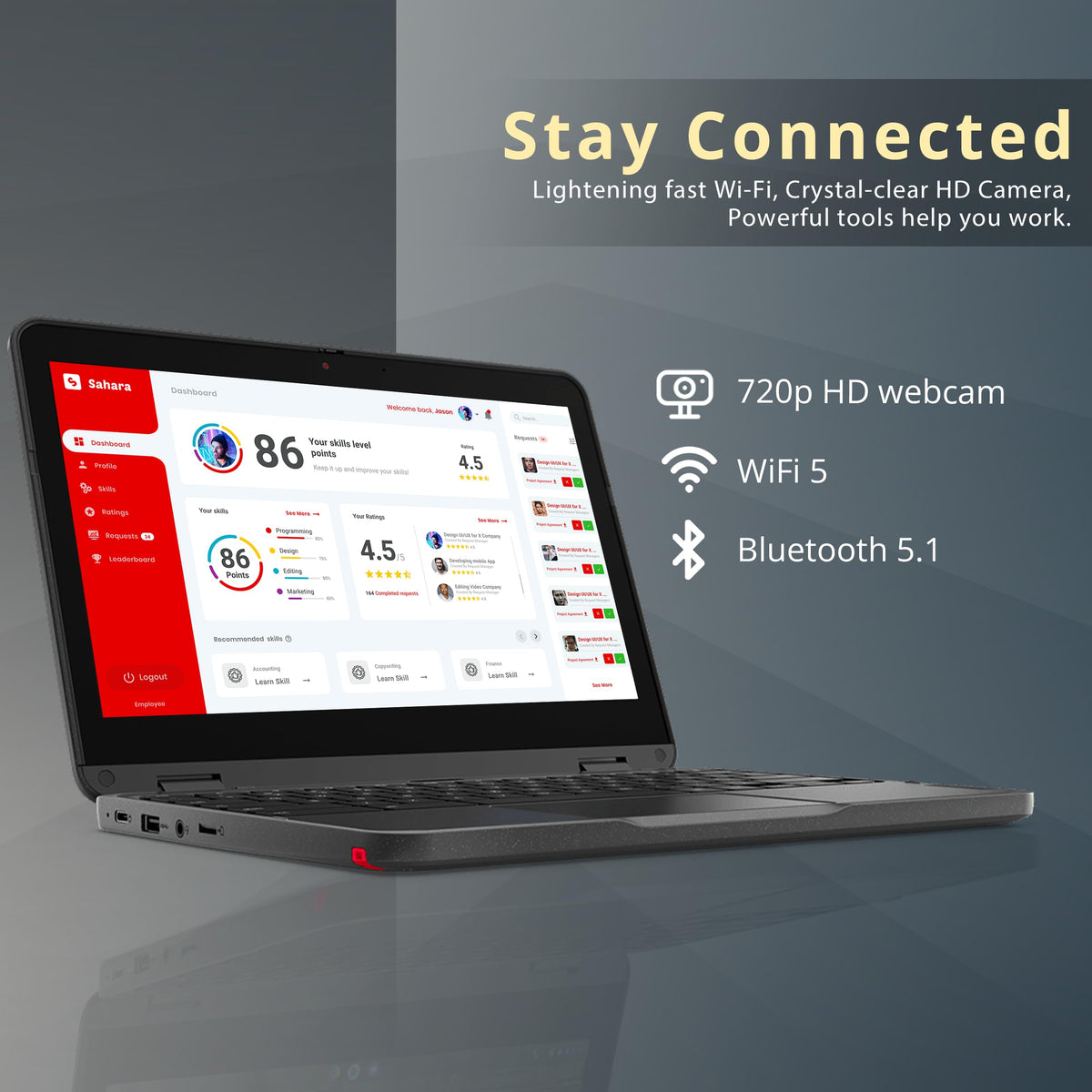 11.6" 2-in-1 Touchscreen Chromebook M978