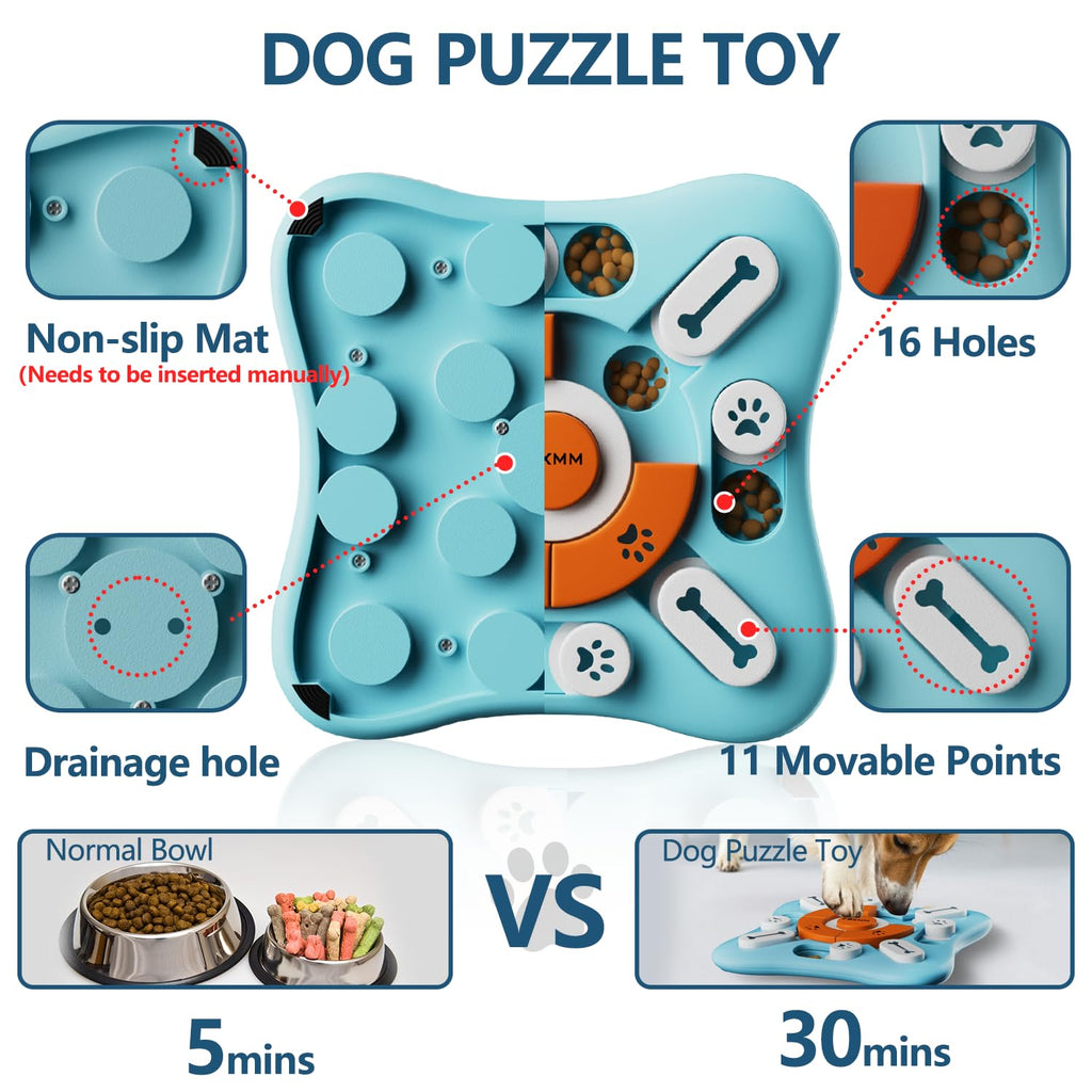 Interactive Dog Treat Puzzle Toys U899