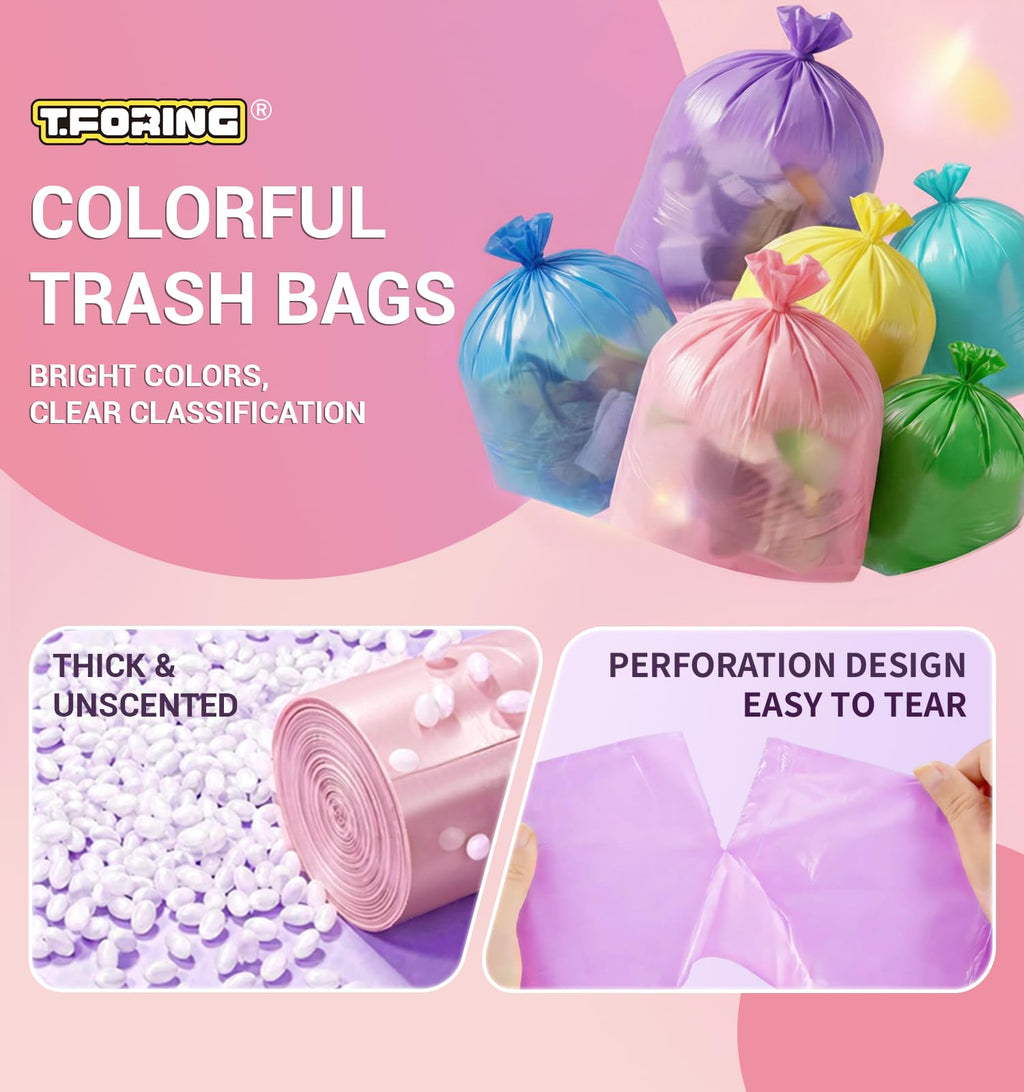 4 Gallon 0.86 Mil Unscented 150 Count Small Trash Bags N6451
