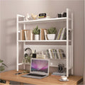 White Metal Desktop Bookshelf L33763