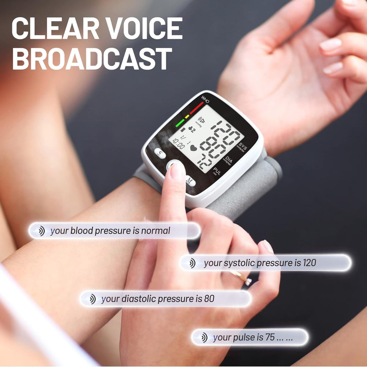 Blood Pressure Monitor Wrist X1680