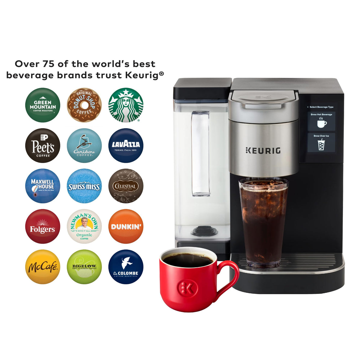 Single Serve Coffee Maker with 110 oz Water Reservoir K33986