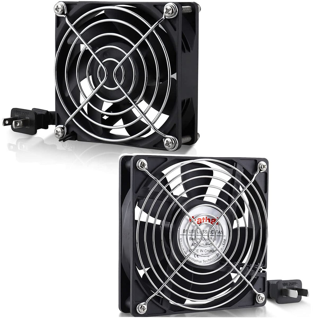80mm 120mm AC Cooling Fan 2 Pack Z9872