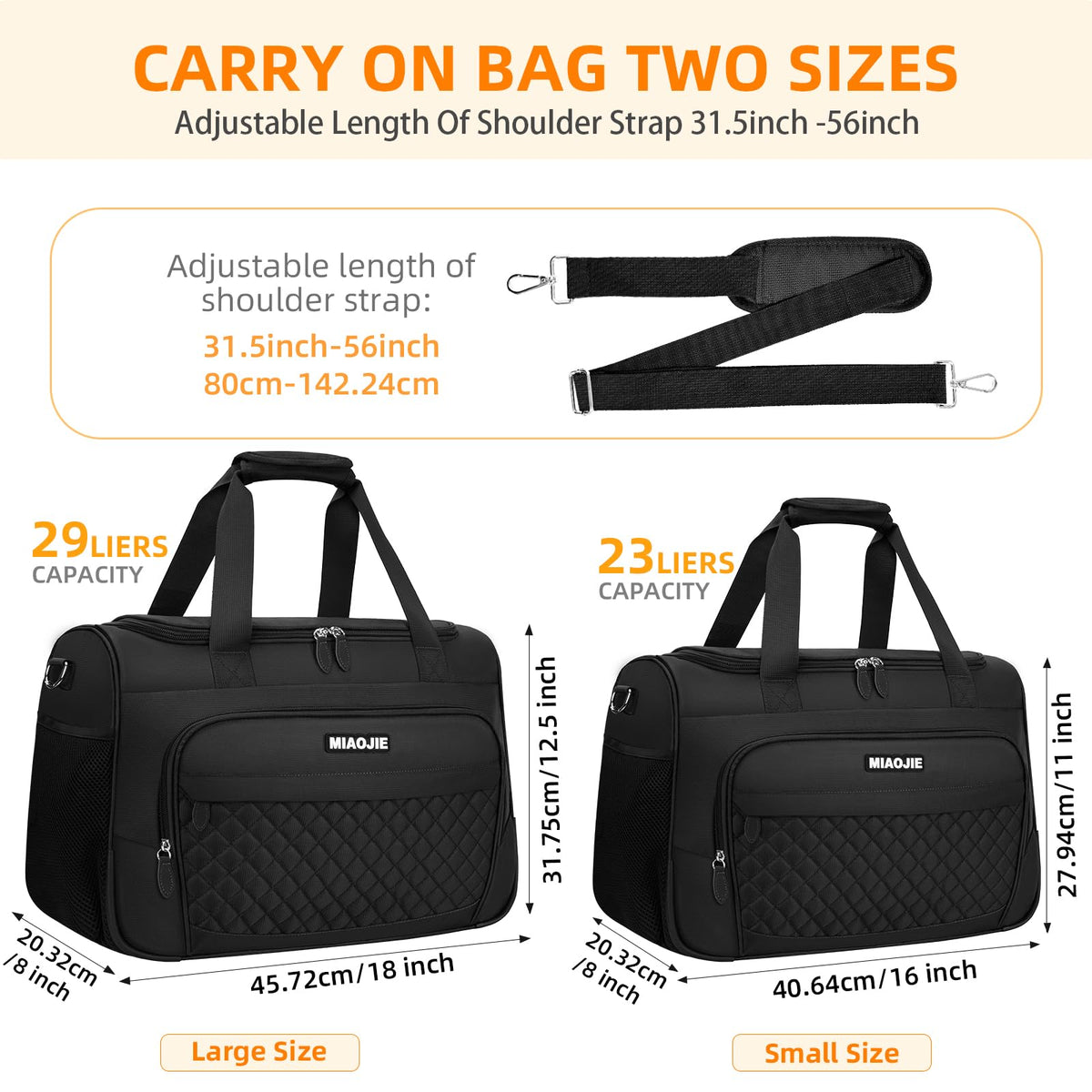 Foldable Lightweight Travel Duffle Bag R523