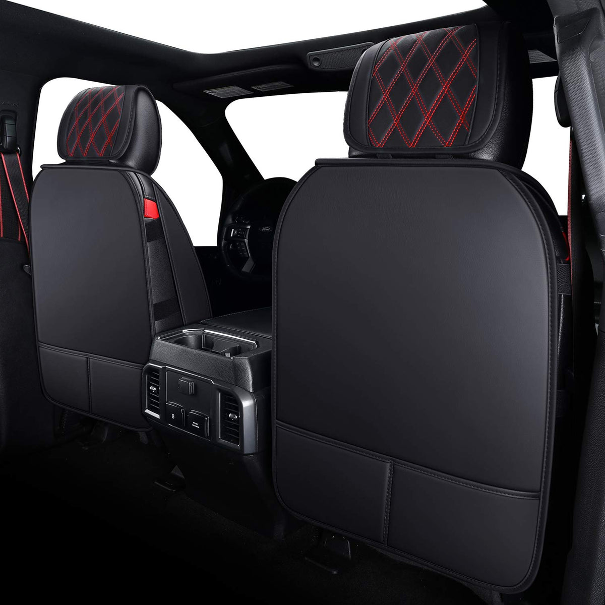 Car Seat Covers Black-Red K2546