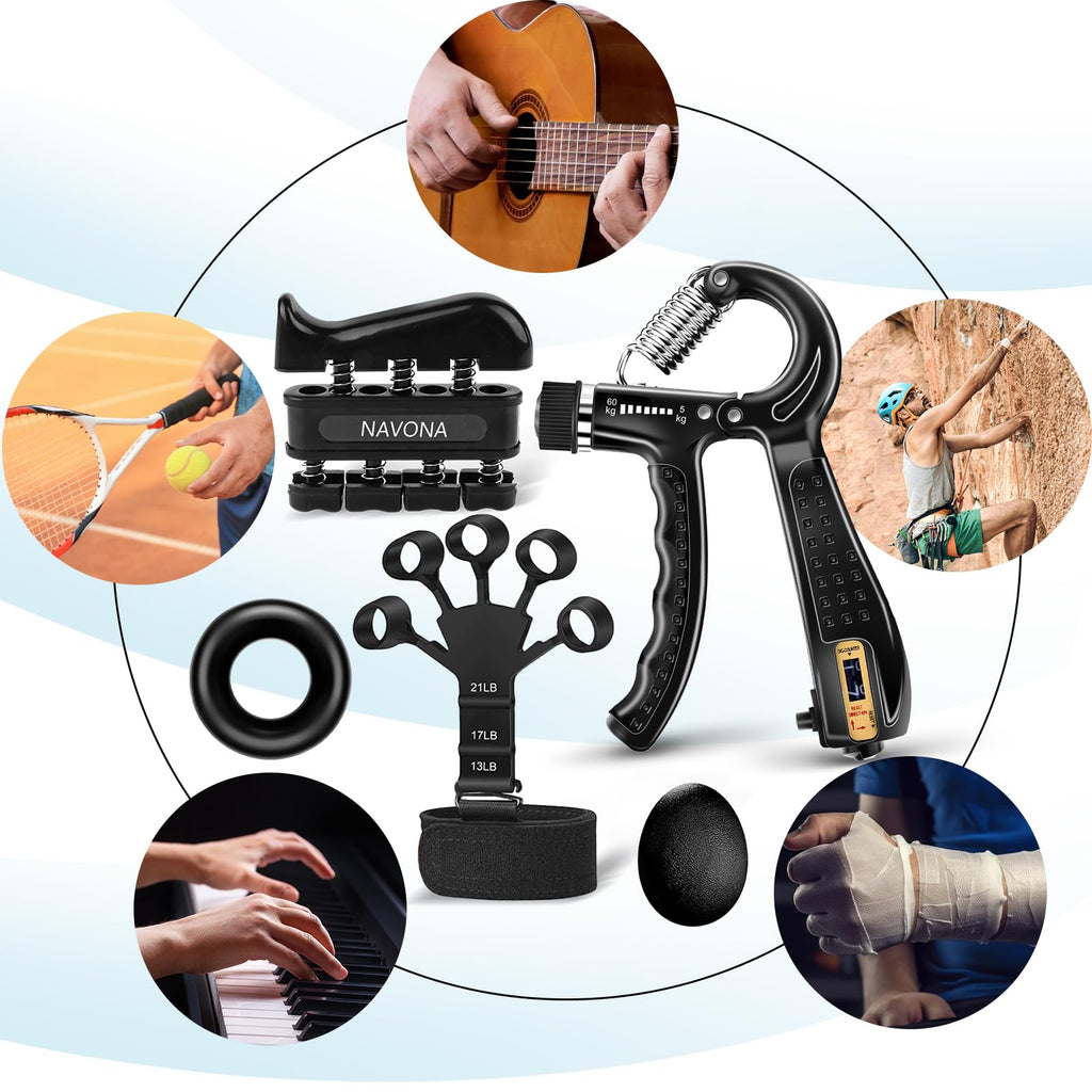 5/10 PCS Grip Strength Trainer Kit K38849