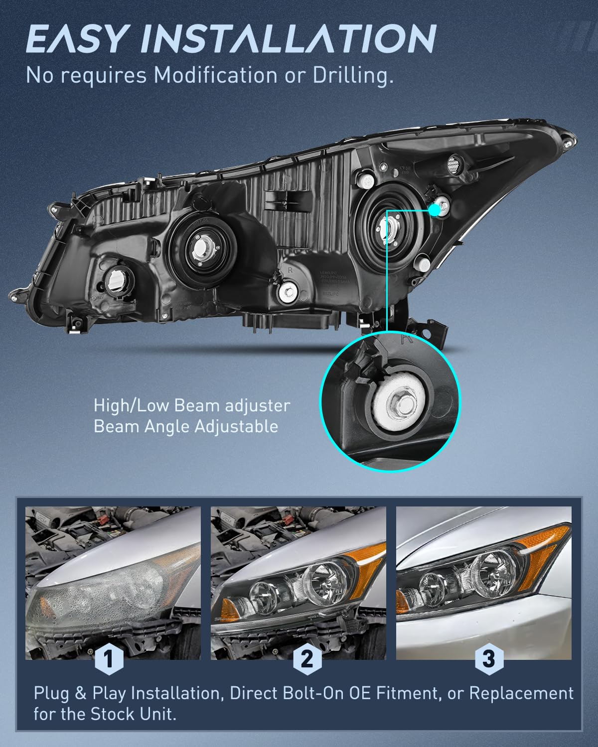 Headlights Assembly H1202