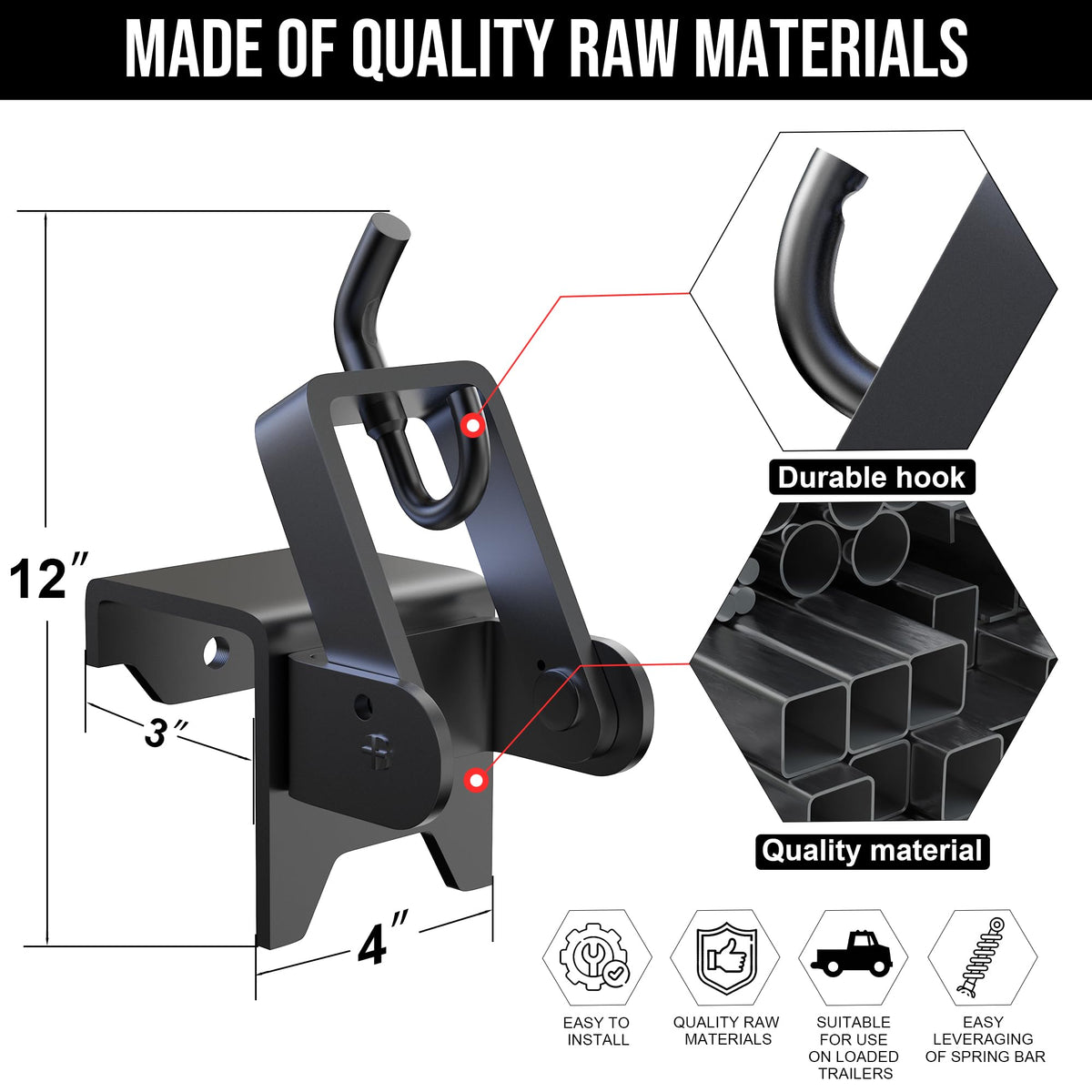 Heavy Duty Weight Distribution Hitches with Sway Control E211