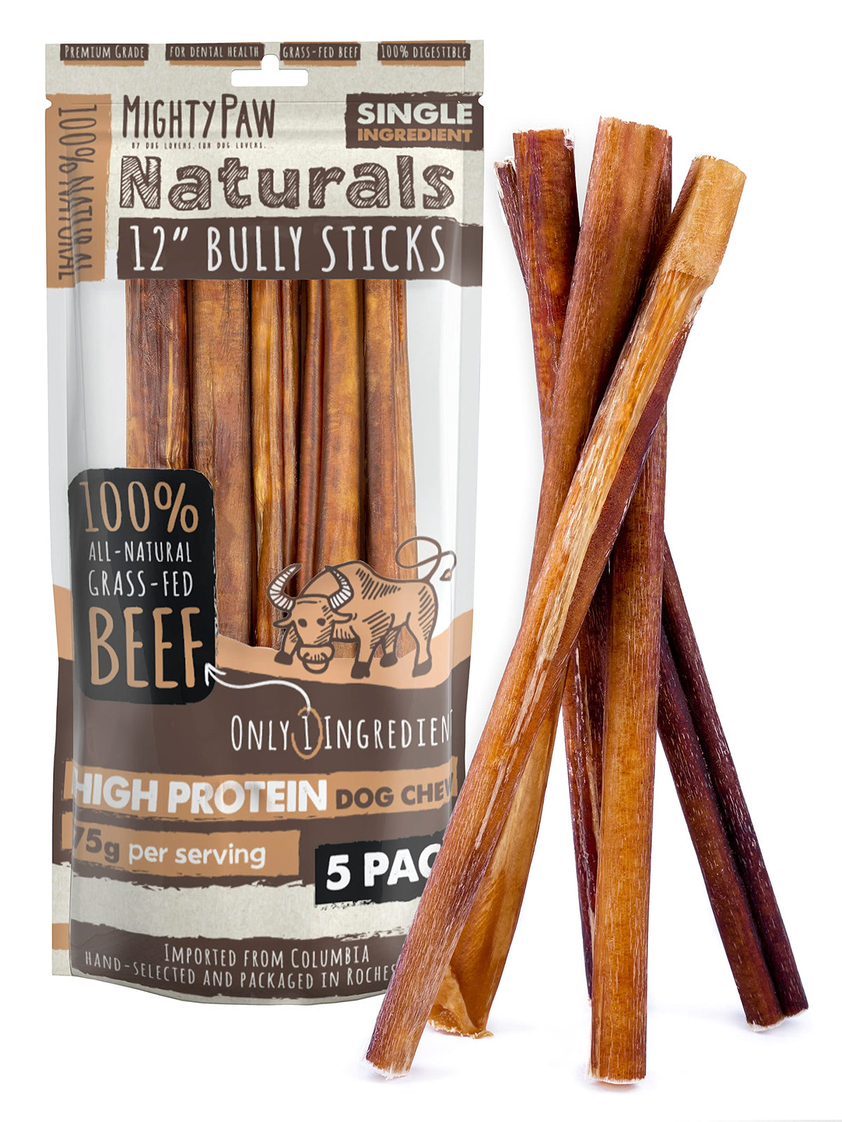 12" Bully Sticks Dog Chew X973