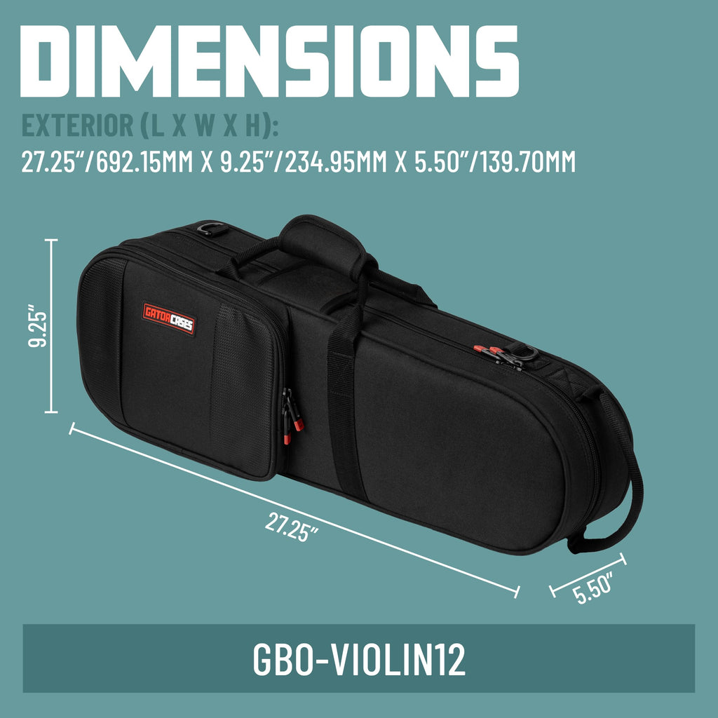 Lightweight 1/2-size Violin Case with Shoulder Strap J91761