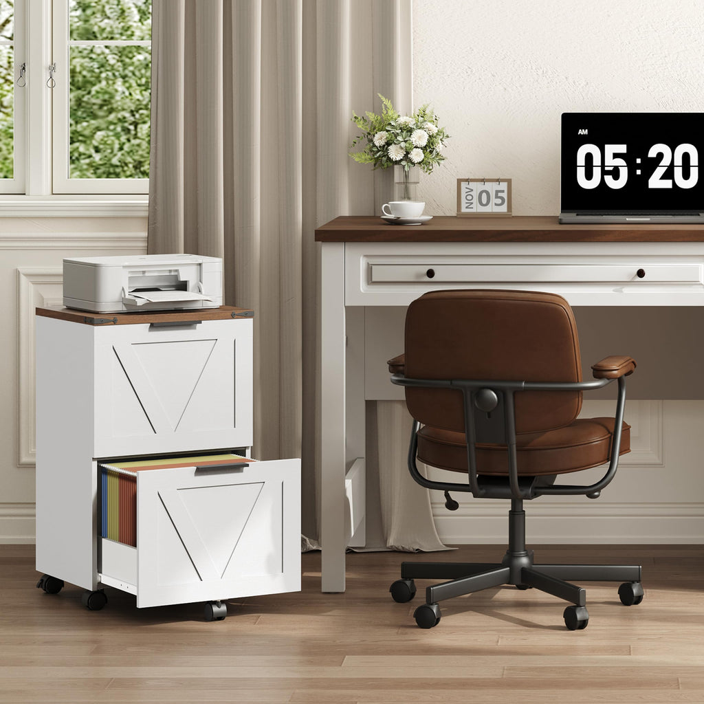2 Drawers Rolling File Cabinet S8424
