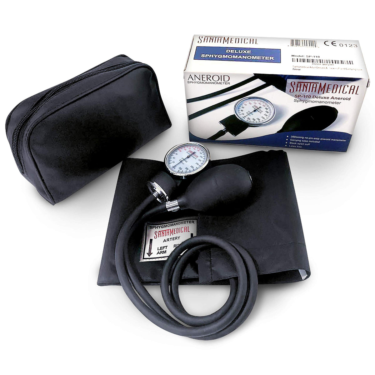 Manual Blood Pressure Cuff Adult Aneroid Sphygmomanometer C2964