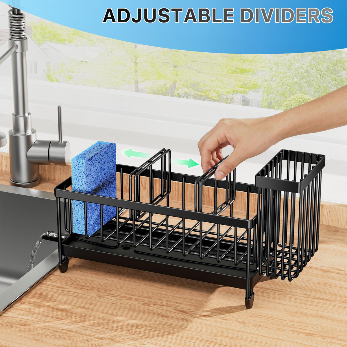 Sponge Holder with Brush Holder L495