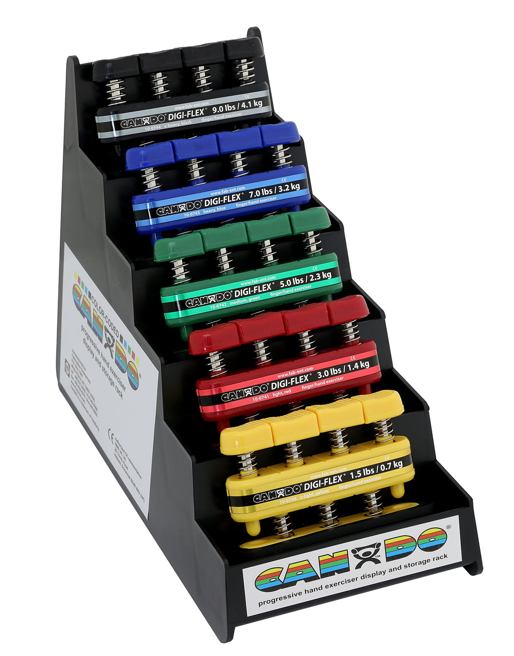 Hand and Finger Exerciser 5 Piece Set X-Light - X-Heavy Resistance V1852