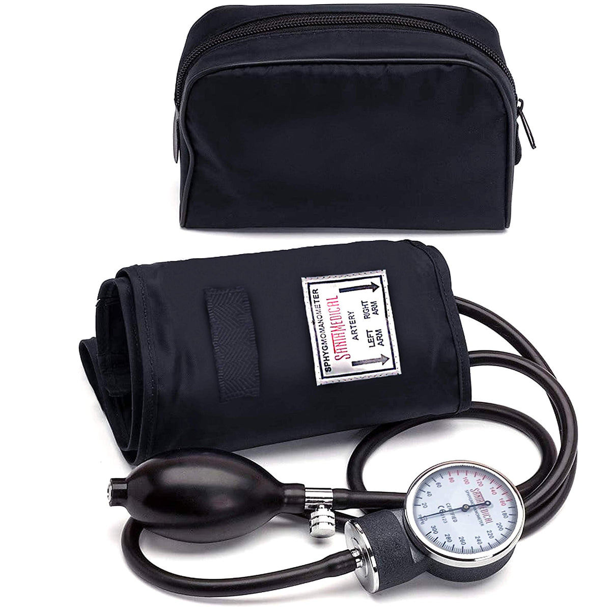 Manual Blood Pressure Cuff Adult Aneroid Sphygmomanometer C2964