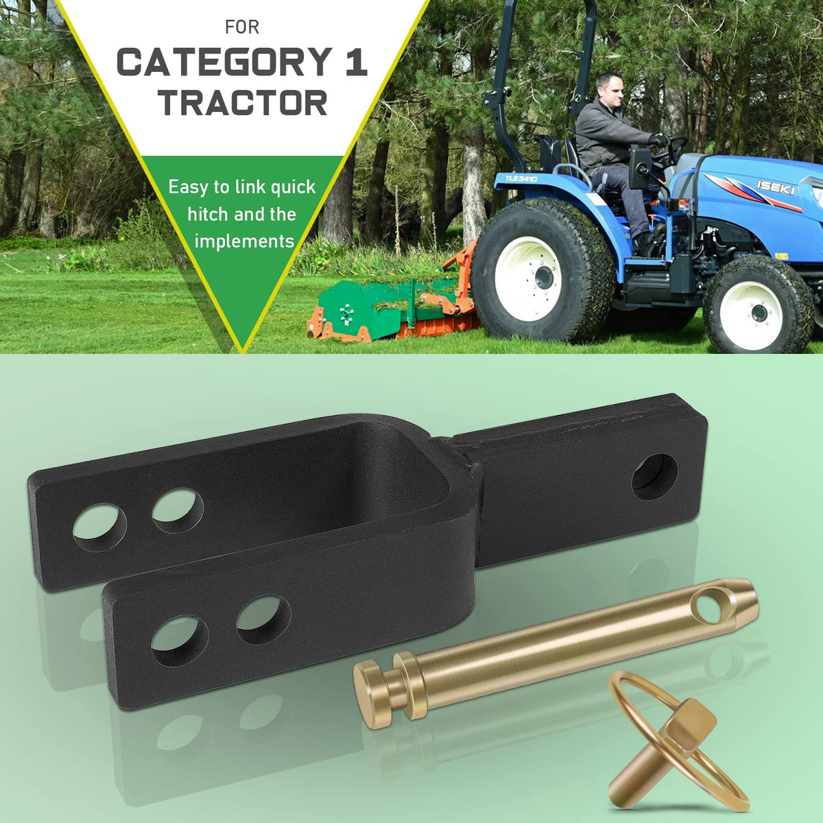 Category 1 3-Point Quick Hitch Adapter U581554