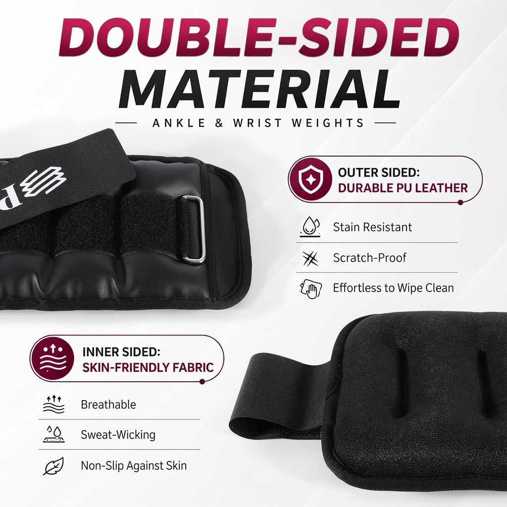Ankle & Wrist Weights PU Leather F2222