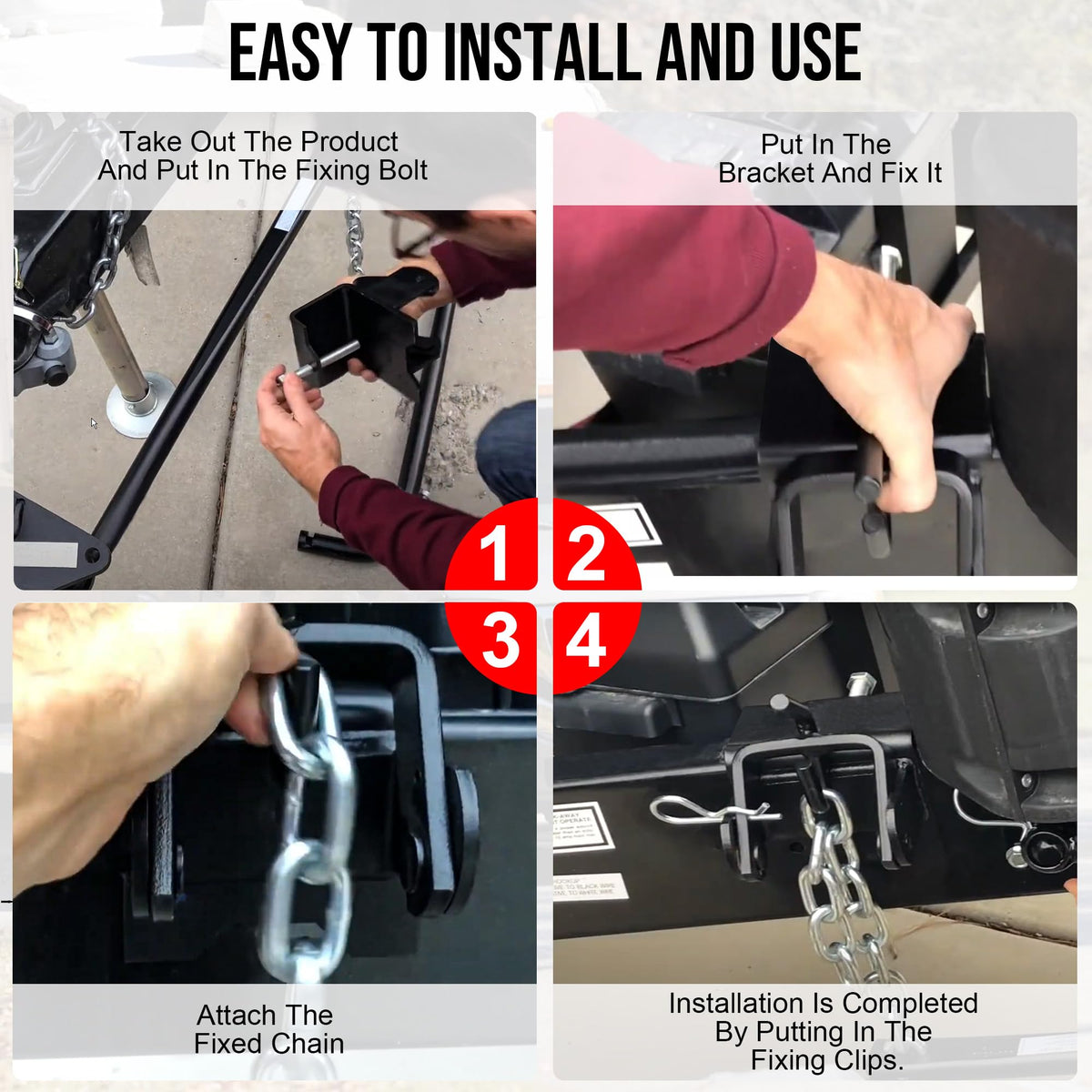 Heavy Duty Weight Distribution Hitches with Sway Control E211
