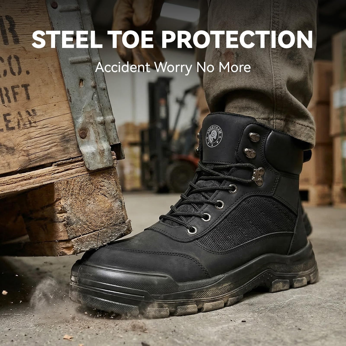 Steel Toe Puncture Proof Work Boots Z185598