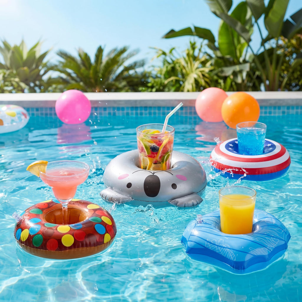 60 Pcs Inflatable Drink Holder V9196