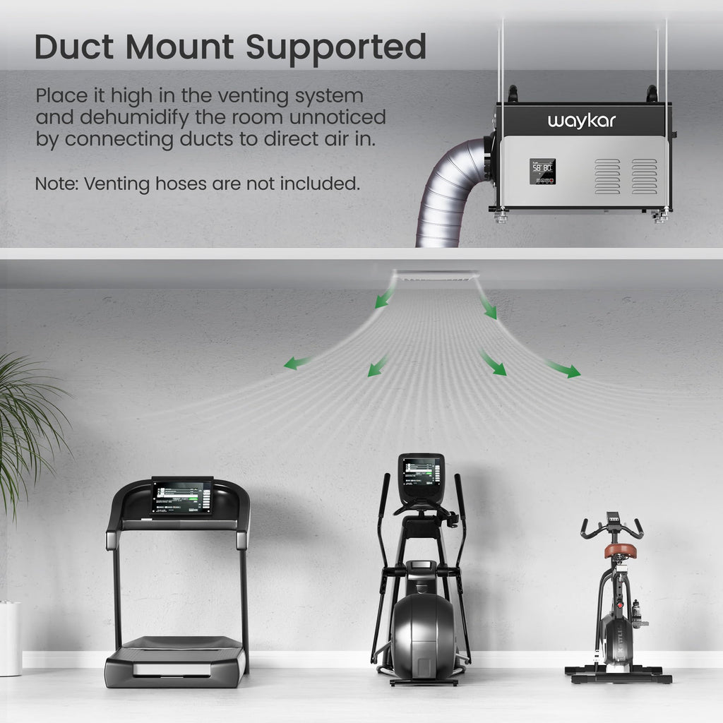 130 Pints Commercial Dehumidifier with Pump & Drain Hose R70312