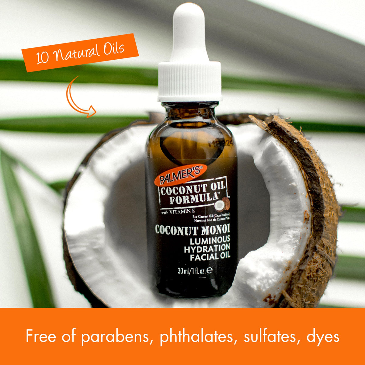 Hydrating Facial Oil with Coconut 1 Fl Oz P3198
