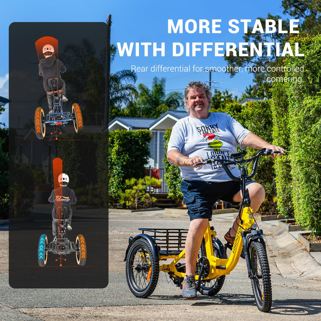 Folding Electric Tricycle 750W 48V 20Ah UL2849 A69633