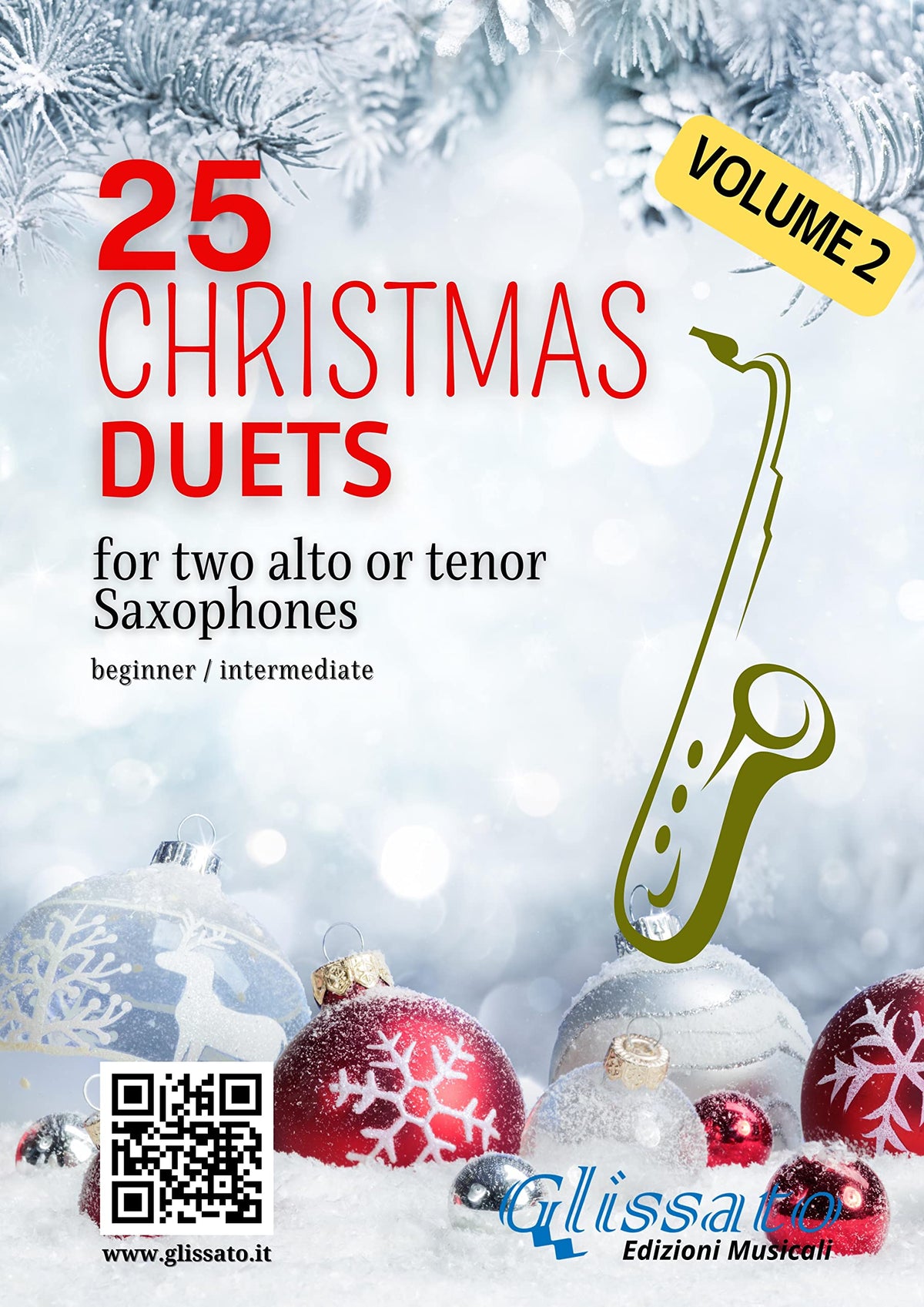 Christmas Duets for Alto or Tenor Saxes S990