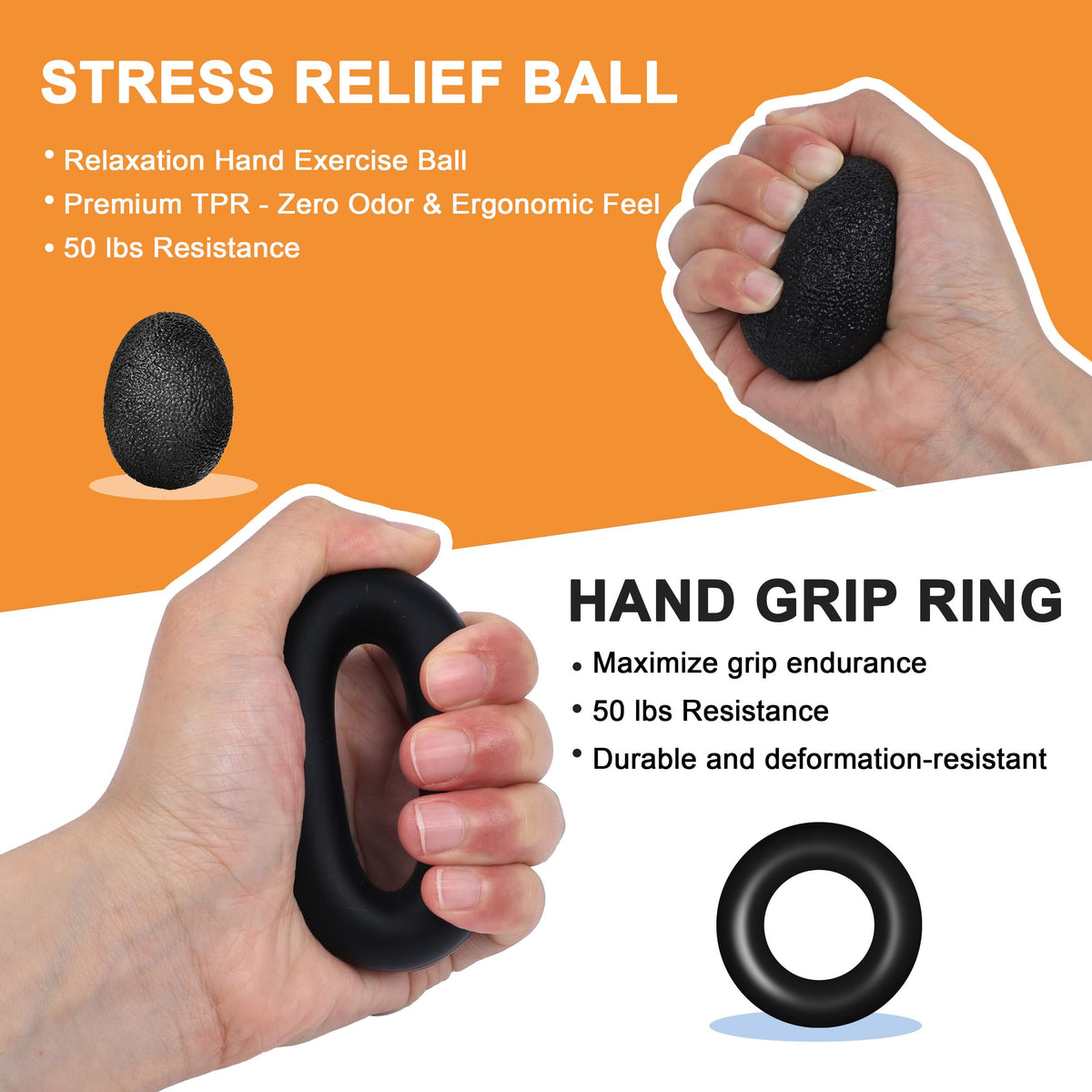 5PCS Grip Strength Trainer Kits J362