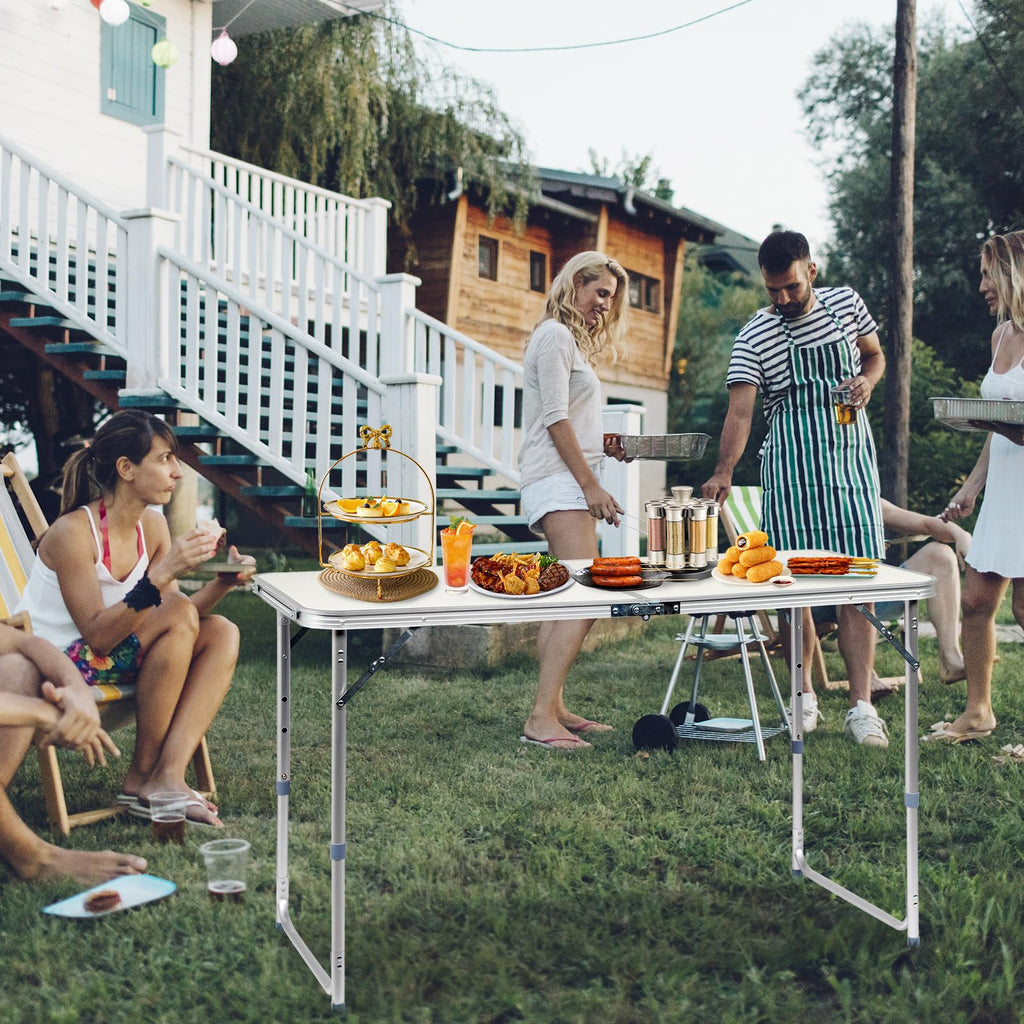 Folding Portable Camping Table White I42780