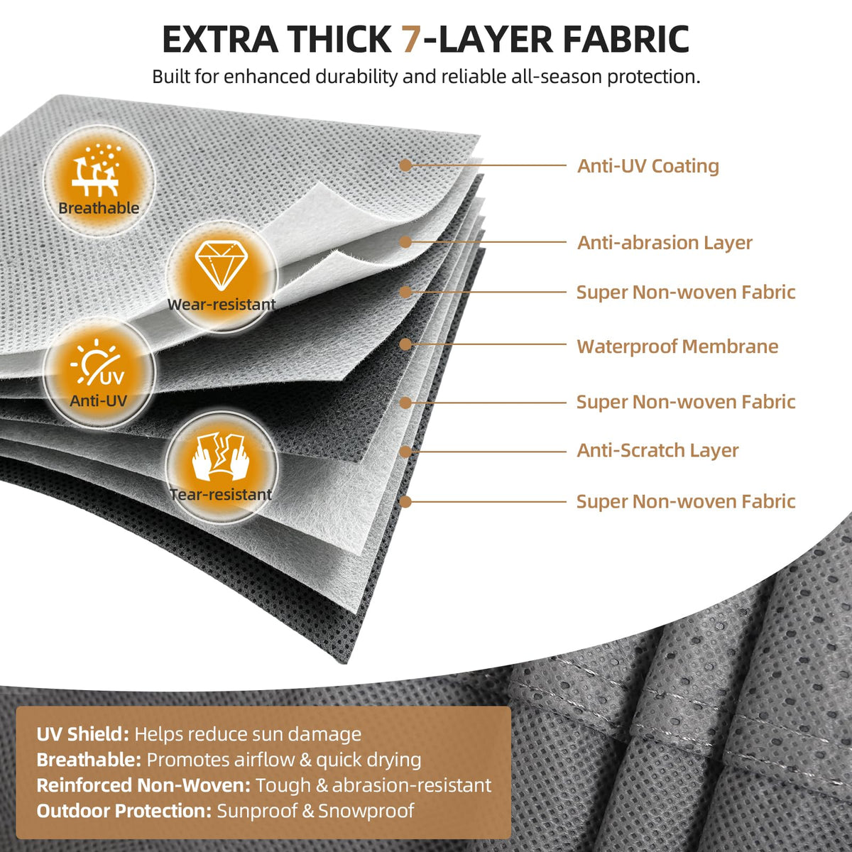 Windproof 27'-30' RV Cover B950519