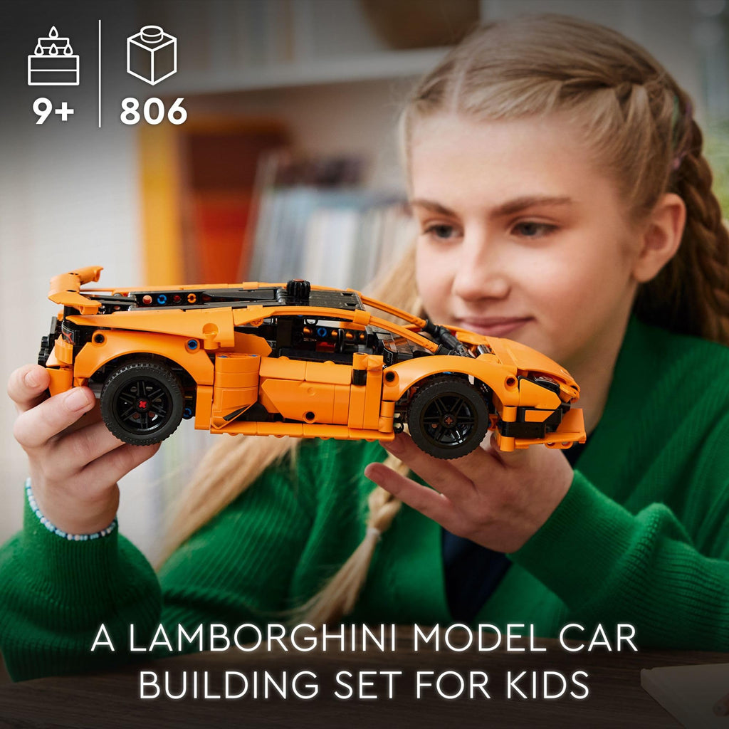 Orange Building Toy Car U6565