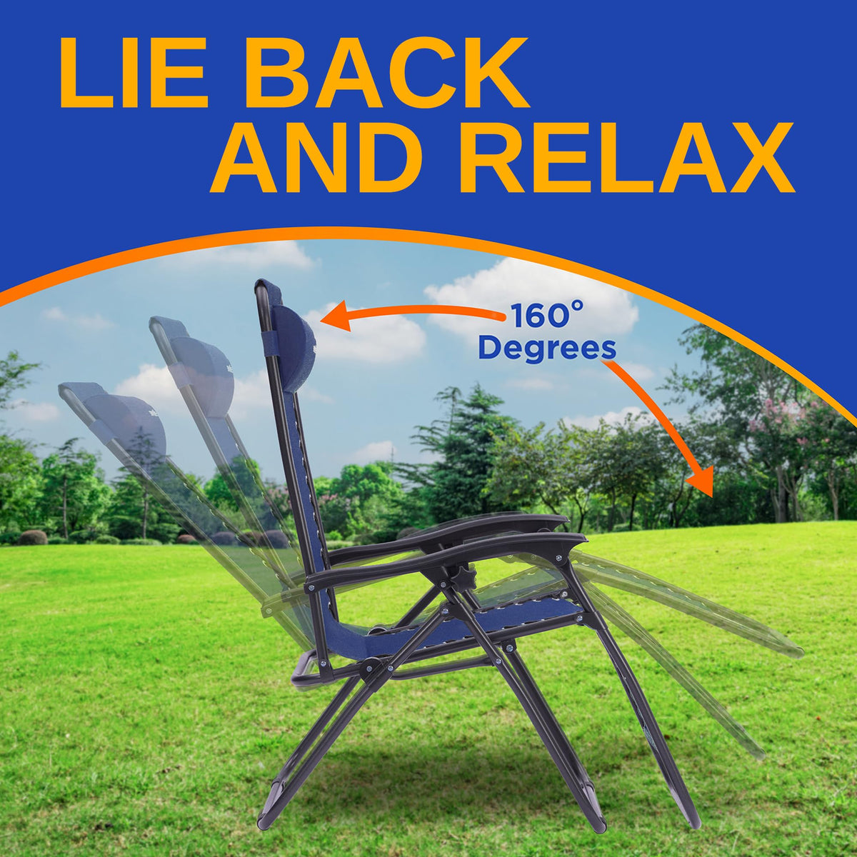 Zero Gravity Lounge Chair Set with Table T49075