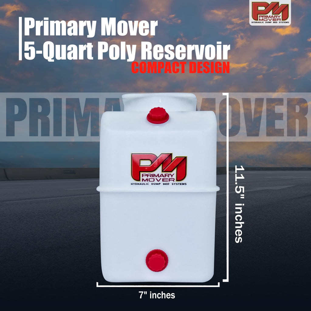 5 Quart Poly Hydraulic Replacement Reservoir P7643