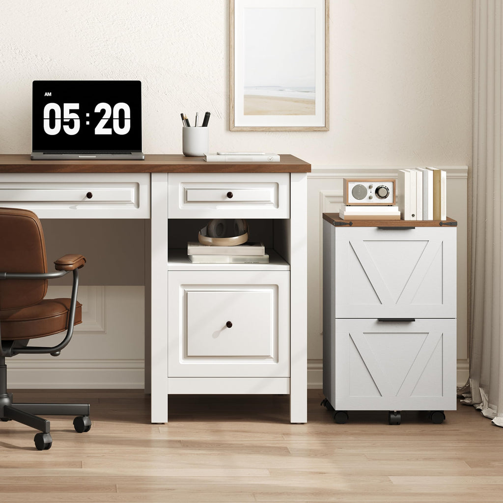 2 Drawers Rolling File Cabinet S8424