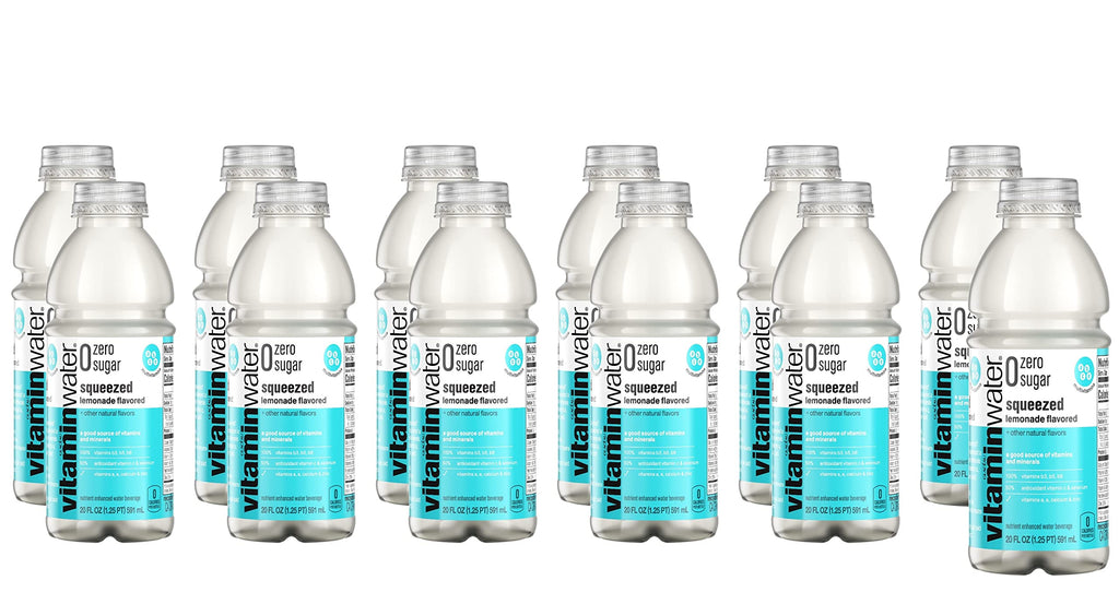 20 Fl Oz Vitamin Water ZERO Sugar Lemonade Pack of 12 P330