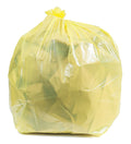 40-45 Gallon 1.5 Mil Yellow Trash Bags 100 Count O18756